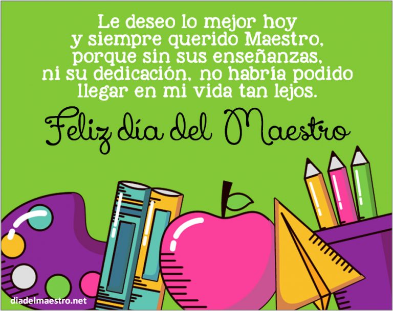 Feliz Día Del Maestro Tarjetas Imágenes Frases Y Mensajes De Felicitaciones 6398